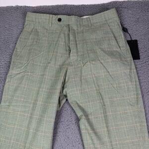 Todd Snyder Sondrio Check Dress Trouser Pants Mens 30x32 Green Sutton Seersucker